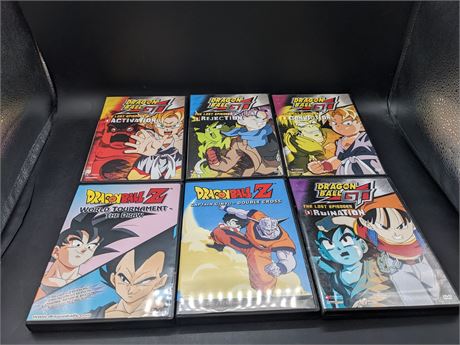 COLLECTION OF DRAGONBALL Z MOVIES - VERY GOOD CONDITION - DVD
