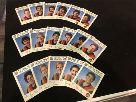 VINTAGE CANUCKS PLAYER OF THE WEEK CARDS