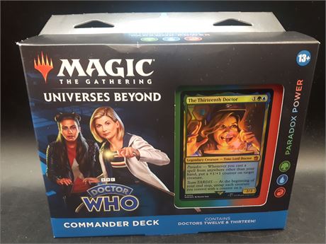 SEALED - MAGIC THE GATHERING DR. WHO - DOCTORS 11 & 12 - COMMANDER DECK