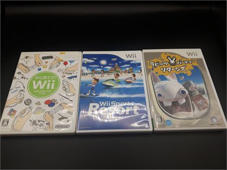 COLLECTION OF JAPANESE NINTENDO WII GAMES