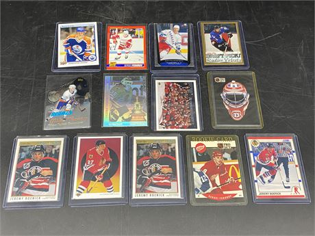 13 MISC. NHL CARDS