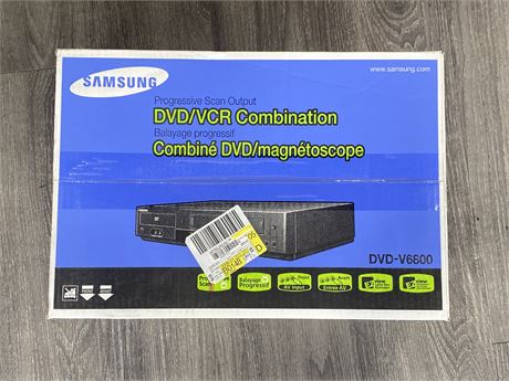 SEALED SAMSUNG DVD-V6800 DVD/VCR COMBINATION