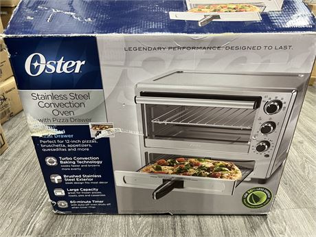 OSTER STAINLESS STEEL OVEN - WORKS