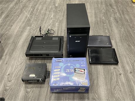 LOT OF MISC ELECTRONICS - UNTESTED AS IS