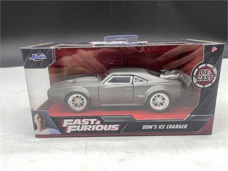 SEALED JADA FAST & FURIOUS DOM’S ICE CHARGER DIE CAST