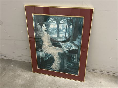 LARGE FRAMED PICTURE (31”x39”)