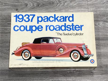 NEW 1937 PACKARD COUPE ROADSTER MODEL (SPECS IN PHOTOS)