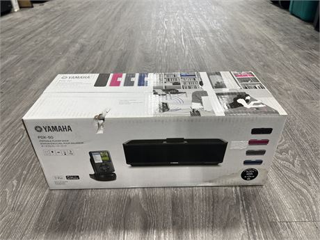 NEW YAMAHA PDX-50 PORTABLE PLAYER DOCK - BOX HAS DAMAGE