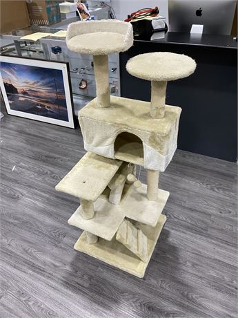 CAT TOWER - GOOD CONDITION (52” tall)