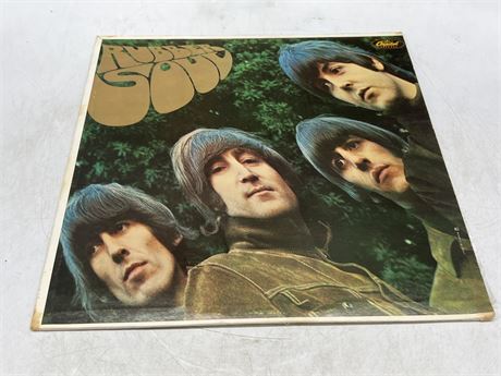 THE BEATLES - RUBBER SOUL MONO - VG (Scratched)