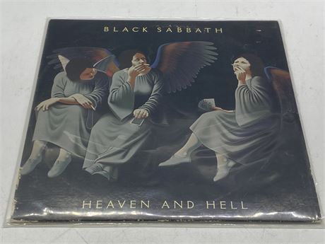 BLACK SABBATH - HEAVEN AND HELL - VG+ (slightly scratched)