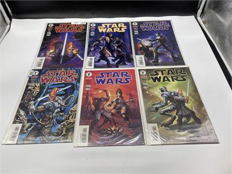 STAR WARS PRELUDE TO THE REBELLION #1-6 COMPLETE SET