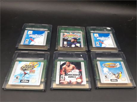 COLLECTION OF GAMEBOY COLOR GAMES