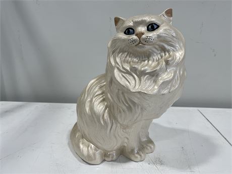 LARGE PAINTED CAT FIGURE (14” tall)