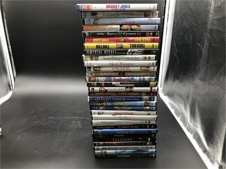 ASSORTED DVD COLLECTION AND VHS (75 dvds/3 vhs)