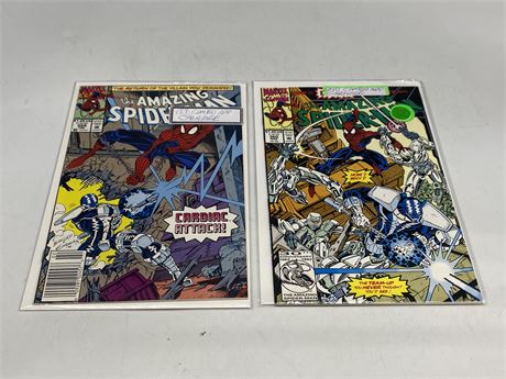 THE AMAZING SPIDER-MAN #359 & #360 (1ST & 2ND CAMEOS OF CARNAGE)