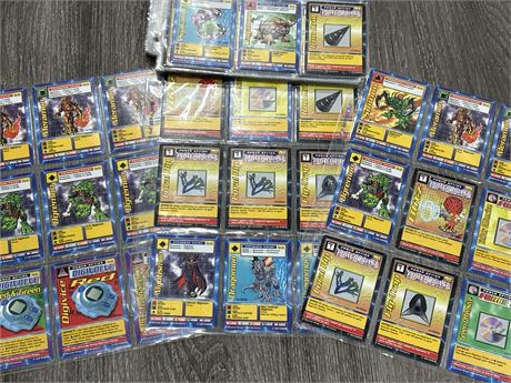 LOT OF 189 DIGIMON CARDS
