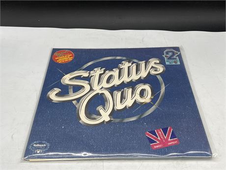 STATUS QUO - GREATEST HITS - UK IMPORT DOUBLE LP - EXCELLENT (E)