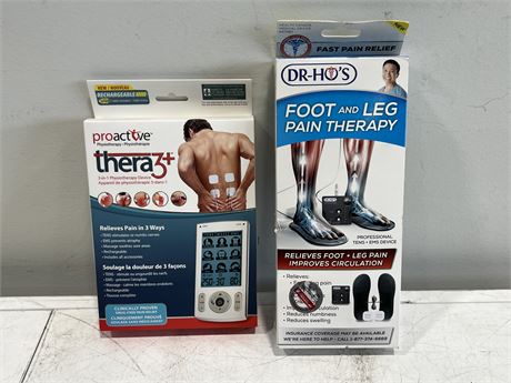 (NEW) PRO ACTIVE THERA 3 & NEW DR HOS FOOT & LEG THERAPY
