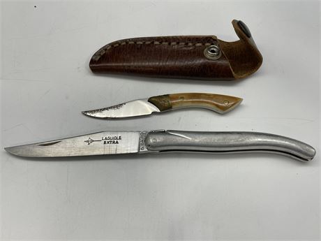 LAGUIOLE EXTRA KNIFE / OTHER (LARGEST BLADE IS 4”)