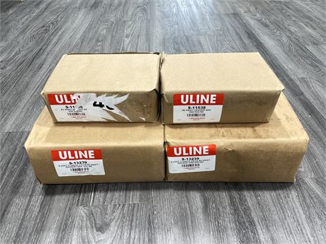 4 BOXES OF ULINE KRAFT GROCERY BAGS (2000 TOTAL)