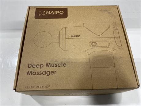 NAIPO DEEP MUSCLE MASSAGER NEW IN BOX