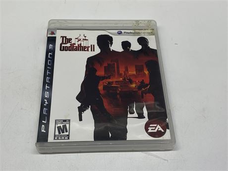 PS3 - THE GODFATHER II W/ MANUAL
