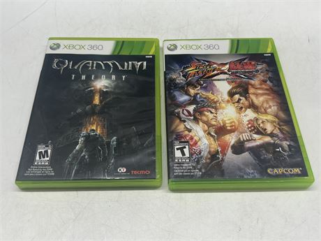 2 XBOX 360 GAMES - GOOD CONDITION W/INSTRUCTIONS