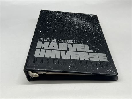 OFFICIAL HANDBOOK OF THE MARVEL UNIVERSE MASTER EDITION VOL 4