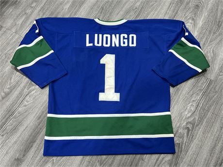 LUONGO VANCOUVER CANUCKS JERSEY SIZE L