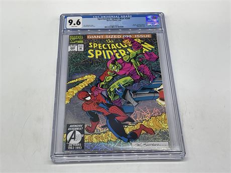 CGC GRADED 9.6 SPECTACULAR SPIDER-MAN #200