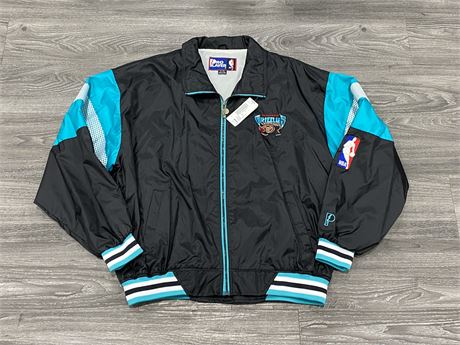 NWT VANCOUVER GRIZZLIES PRO PLAYER ZIP UP JACKET (XL)