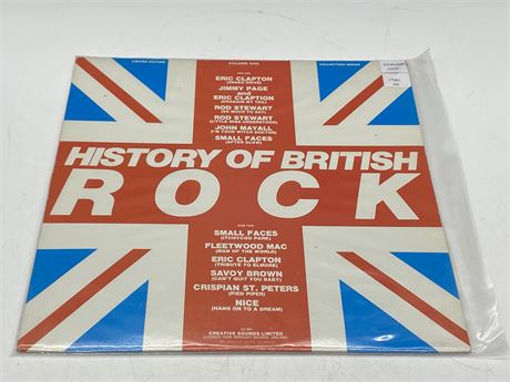 OG 1982 HISTORY OF BRITISH ROCK - EXCELLENT (E)