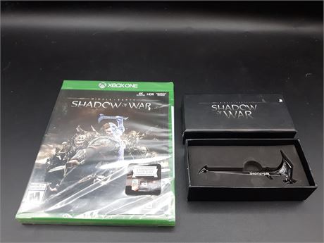 SEALED - MIDDLE EARTH SHADOW OF WAR - XBOX ONE