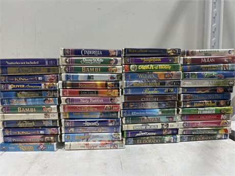 40+ DISNEY VHS TAPES