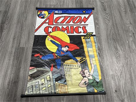 DC ACTION COMICS #23 BANNER - 32”x24”