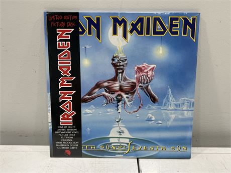 SEALED 2013 - IRON MAIDEN - SEVENTH SON OF A SEVENTH SON PICTURE DISC