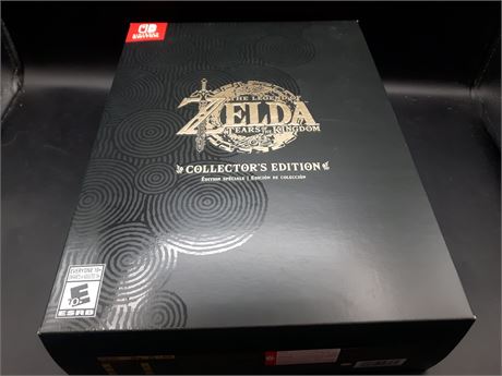 SEALED - ZELDA TEARS OF THE KINGDOM COLLECTORS EDITION - SWITCH