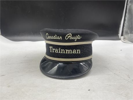 VINTAGE CP TRAINMAN HAT WILLIAM SCULLY