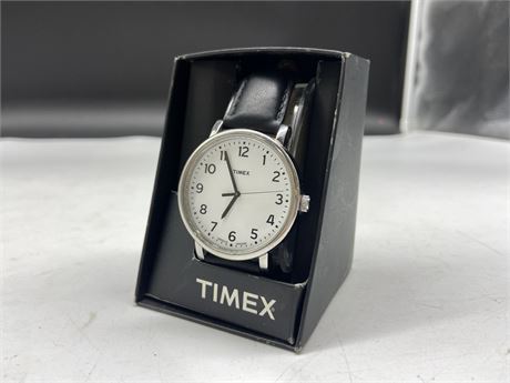 TIMEX MENS LARGE DIAMETER WITH ORIGINAL BOX