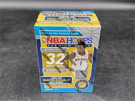 SEALED 2019/20 NBA HOOPS PREMIUM STOCK PACK BOX (8 Packs)
