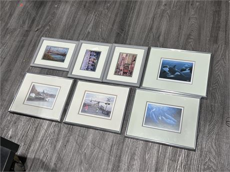 7 SMALL PRINTS INCLUDING 2 BRUCE MUIR