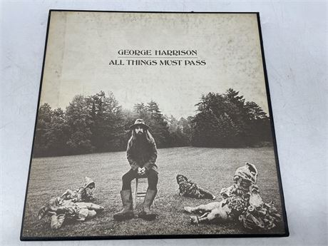 GEORGE HARRISON - ALL THINGS MUST PASS 3 LP’S - (VG) (SLIGHTLY SCRATCHED)
