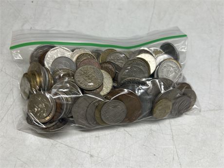 2LB BAG OF WORLD COINS