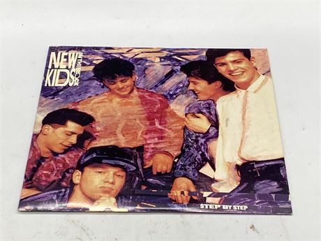 NEW KIDS ON THE BLOCK - STEP BY STEP - (E) EXCELLENT CONDITION VINYL
