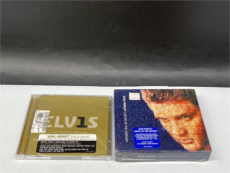 SEALED ELVIS 3 CD BOX SET + SEALED ELVIS WALMART EXCLUSIVE CD