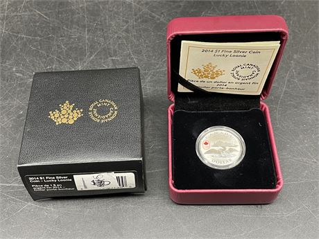 14’ $1 ROYAL CANADIAN MINT FINE SILVER COIN