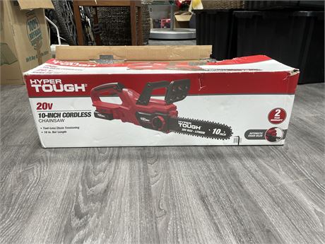 IN BOX HYPER TOUCH CORDLESS 20V CHAINSAW NO BATTERY