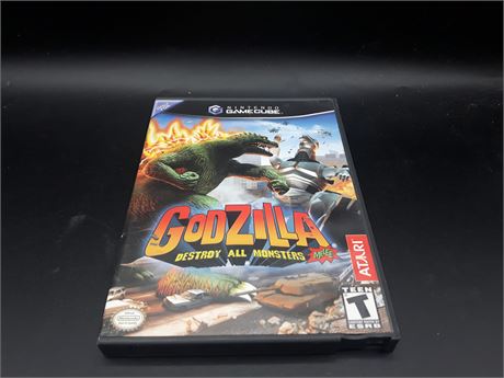 GODZILLA DESTROY ALL MONSTERS - GAMECUBE - VERY GOOD CONDTION
