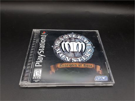 MASTER OF MONSTERS - EXCELLENT CONDITION - PLAYSTATION ONE
